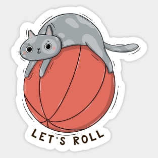 Let's Roll Sticker